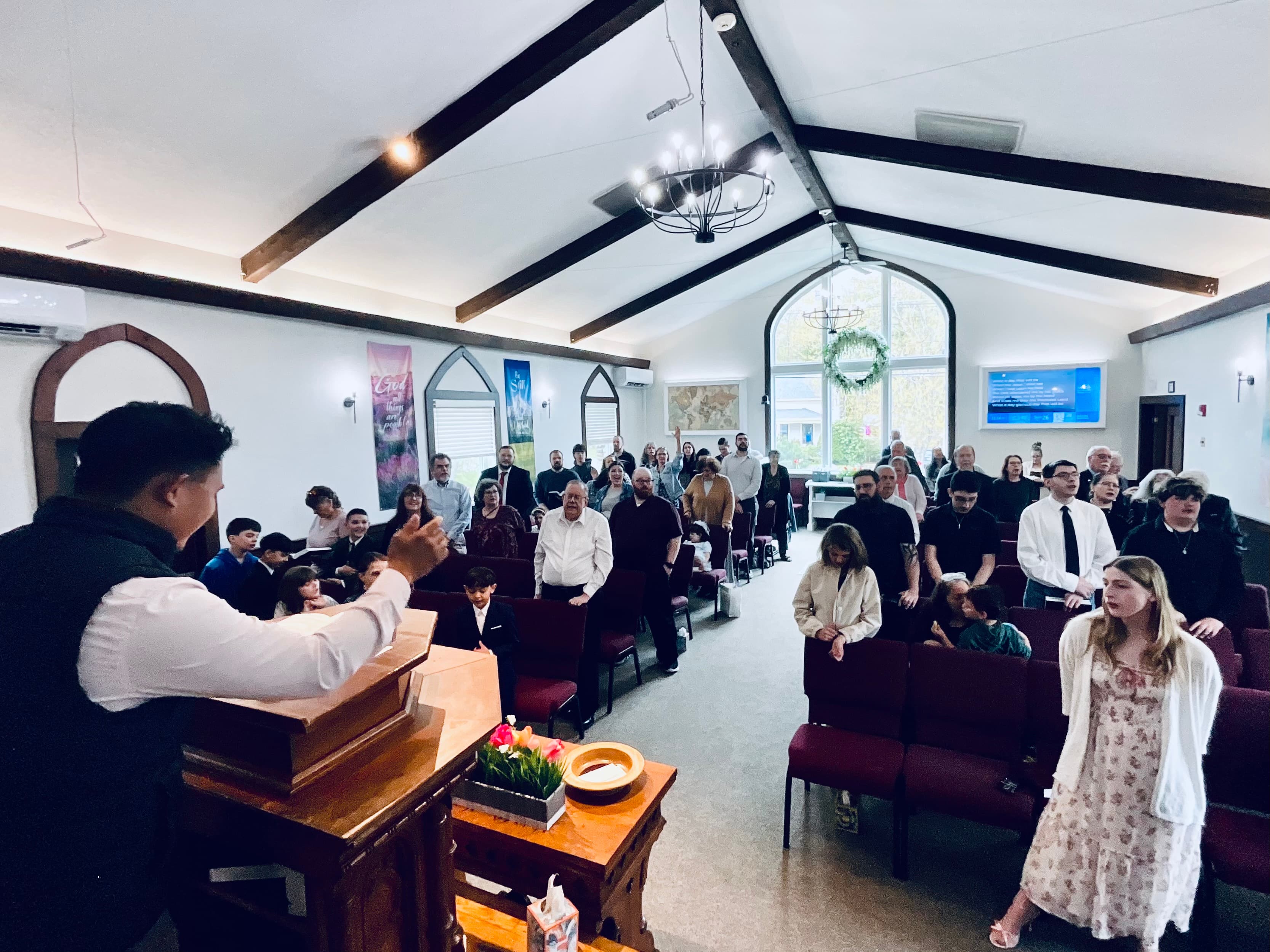 Church family at Bellingham Bible Baptist Church