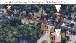 Additional parking map for Bellingham Bible Baptist Church